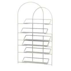 Libreria scultorea LateB in metallo bianco #1*Enrico Girotti Outlet