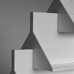 Libreria sovrapposta in bianco 1967 di Ugo La Pietra*Berdondini 1926 Outlet