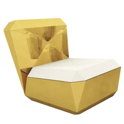 Lingotto Gold Lounge chair di Garilab di Piter Perbellini*altreforme Online