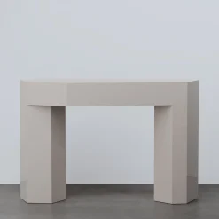 Lock Glossy Tortora Wood Console*Secolo Hot