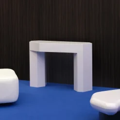 Lock Glossy Tortora Wood Console*Secolo Hot