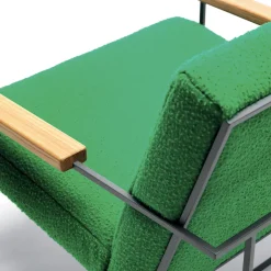 Lounge Chair Gotham in verde*Epònimo New