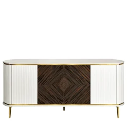 Madia Bianca con Ante Centrali in Ebano*Morello Gianpaolo Best