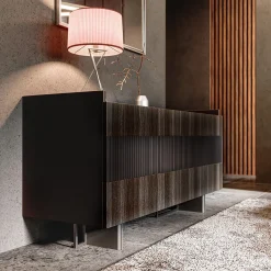 Madia Keith in legno laccato marrone*Living Couture Sale