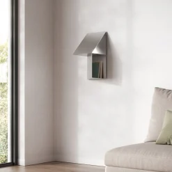 Mensola Passante Caletta in Metallo Grigio*Studio Cale