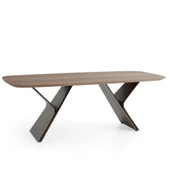 Metaverso Tavolo da pranzo in noce canaletto*Morica Design Online