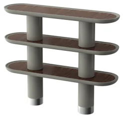 Mina 3.150 Libreria a 3 ripiani grigio pietra*Ultramobili Online