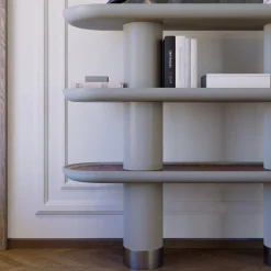 Mina 3.150 Libreria a 3 ripiani grigio pietra*Ultramobili Online