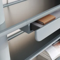 Mina Int4P Libreria a 4 ripiani azzurro pastello*Ultramobili Best