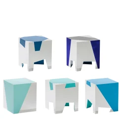 Mini Sissi Blu Di Prussia Set di cinque sgabelli*altreforme Best