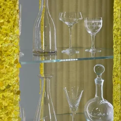 Mobile Aperto Iconic in Legno Giallo e Vetro*Cesare Ferrari Atelier Sale