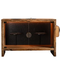 Mobile Bar Arca Vinaria con Pietra Lavica*Davide Palardi Outlet