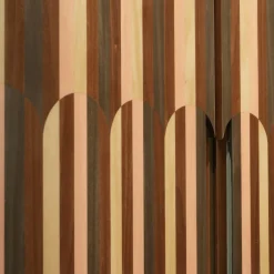 Mobile Bar Caleido Piume in Legno Naturale*Cafedesart Outlet