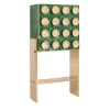 MOBILE BAR CON PAGLIA FRANCESE VERDE*CG Capelletti Clearance