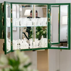 MOBILE BAR CON PAGLIA FRANCESE VERDE*CG Capelletti Clearance