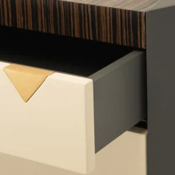 Mobile bar in ebano e marmo*Lebanto Discount