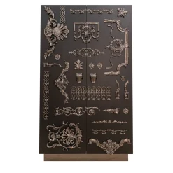 Mobile bar in legno di frassino nero Crown Century*CG Capelletti Sale