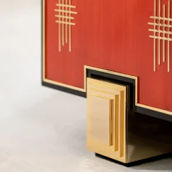 Mobile bar in legno rosso Bolivar*CG Capelletti Best