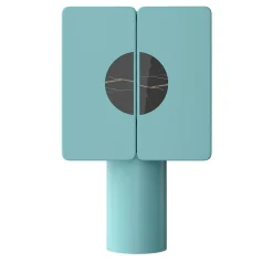 Mobile bar Regis a 2 porte in turchese*Ultramobili Hot