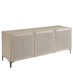 Mobile Elisa in Legno con Ante in Tessuto di Midollo*Mila Maurizi Discount