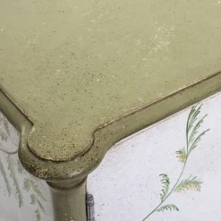 Mobile in bambù Lombardia bianco-verde con felci e farfalle*Porte Italia