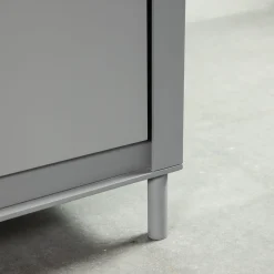 Mobile in Legno Laccato Grigio Opaco #B*Paolo Pallucco Hot