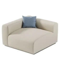 Modulo di seduta angolare sinistro Mahè di Angeletti & Ruzza*Braid Outdoor Best