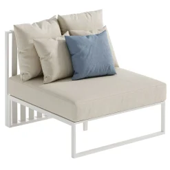 Modulo di seduta centrale Metropolitan di Carlo Colombo*Braid Outdoor Clearance