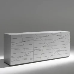 Nazca B 210/80 Credenza Bianca a 3 Porte*Albedo