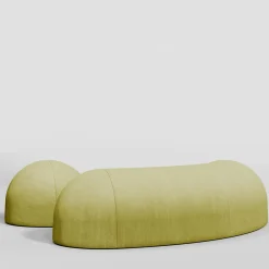 Nuba Cotton Limed Oak Bench*Secolo Hot