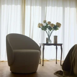 Ohr Hamptons Poltrona bianca*Real Piel