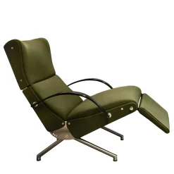 P40 Poltrona lounge verde di Osvaldo Borsani*Tecno Spa Clearance