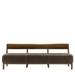 Panca Betty in noce massello e pelle Utah*Riva 1920 Discount