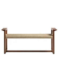 Panca in mogano massiccio Vitruvio*Giordano Viganò Outlet