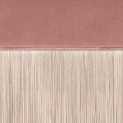 Panchina bicolore rosa con frange*Lorenza Bozzoli Couture Online