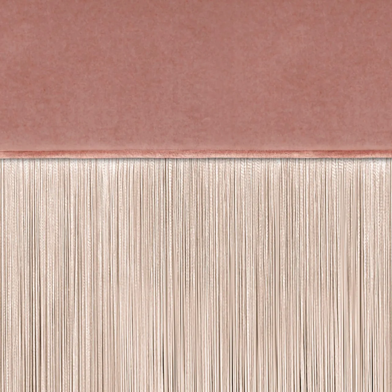 Panchina bicolore rosa con frange*Lorenza Bozzoli Couture Online