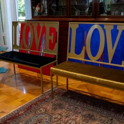 Panchina dell'amore in oro*Giulia Ligresti Discount