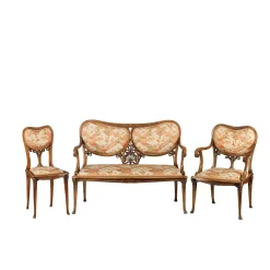 Panchina francese Liberty arancione*Cugini Lanzani Outlet