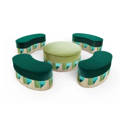 Panchina geometrica Bean Couture*Lorenza Bozzoli Couture Sale