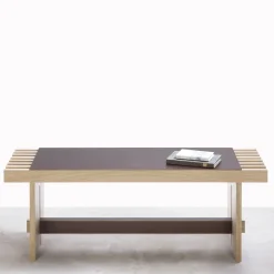 Panchina in legno naturale Yuga*Rabitti 1969 Online