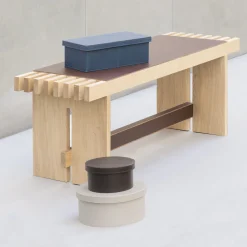 Panchina in legno naturale Yuga*Rabitti 1969 Online