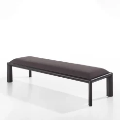 Panchina in pelle marrone Milano*Enrico Pellizzoni Sale