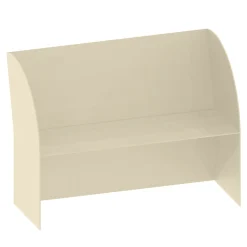 Panchina per esterni in alluminio Coimbra 02 Beige*Marco Ripa Hot