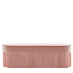 Panchina rosa con frange*Lorenza Bozzoli Couture Outlet