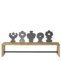 Panchina Tirolese a cinque schienali in ferro*Valentina Bernardi Online