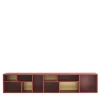 Pangea - Pensile grande in ottone e rosso marsala*Morica Design Discount