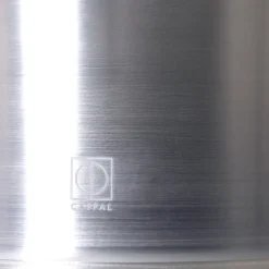 Pedestallo Espositore cilindrico in alluminio argento*Caspal