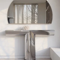 Perseo Sahara Noir Console con piano in ceramica*Ultramobili New