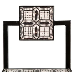 Piastrelle Sedia quadrata per esterni in ferro*Francesco Della Femina Outlet