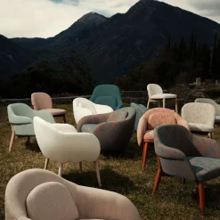 Poltrona a motivi verdi Corolla 271 di Cristina Celestino*Billiani 1911 Online